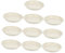 JOINPAYA 10 Piezas Base de Maceta Bandeja de Maceta platillo para Plantas en macetas pequeño Largo Drenaje jardineras Exterior bandejas de macetas Paleta de Maceta Resina de plastico Beige