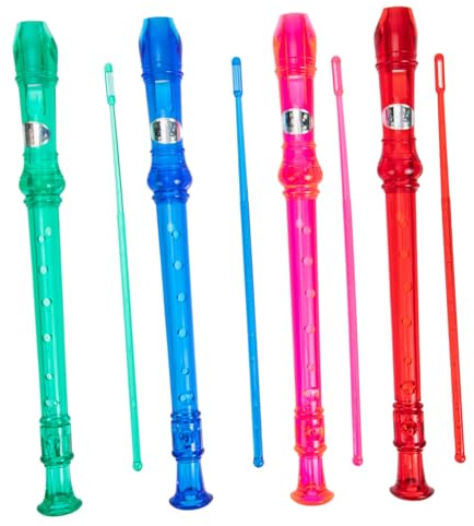 SUPVOX 4sätze Junge Mädchen Klarinette Rote Blaue Pinke Grüne Farben Klarinette Für Anfänger Weicher Klang Langlebiges Harz Für Musikunterricht Junge Mädchen