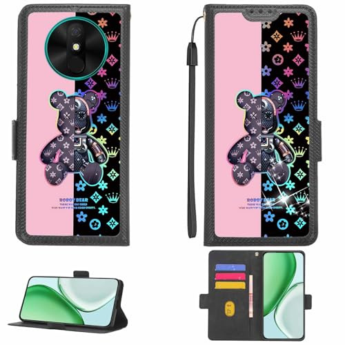 Kinetijy hülle Kompatibel Für BLU C6L 2020 Hülle Case Handyhülle Schutzhülle [Mit 9H Härte HD Schutzfolie][RFID-Blockierung][Brechungseffekt] LPT-JXX