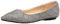 Jamron Womens Pointed Toe Ballerinas Lightweight Flat Pumps Grey SN02711 UK7