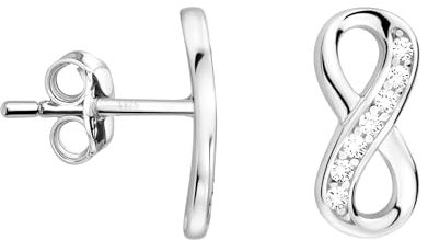 SOFIA MILANI - Damen Ohrringe 925 Silber - Ohrstecker Unendlich - 20285
