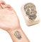 LaDot Tattoo für Kinder und Erwachsene, temporäre hautfreundliche fake Tattoos, Tattoo-Stempel ohne Nadeln für Körper und Arm, wasserfest, Keramikstempel Schädel