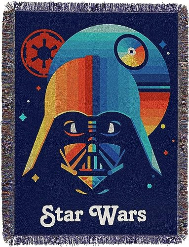Northwest Star Wars Disney's, Moonrise Woven Tapestry Throw Blanket, 48 x 60, Multi Color