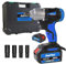 18V Akku-Schlagschrauber Set mit 420 Nm Drehmoment, 12,7 mm (1/2 Zoll) Laufwerk, 2 x 6,0 Ah Akku, Schnellladegerät schlagschrauber, Gürtelclip & Tasche