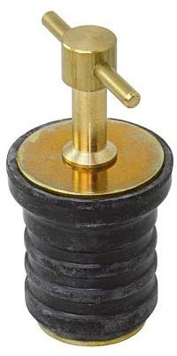 Lenzstopfen Verschlussstopfen Lenzventil Bilgestopfen Messing 25mm