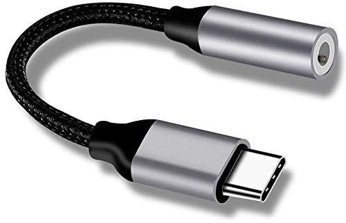 EasyULT USB C auf 3.5 Klinke Adapter,USB C Aux Adapter zu Kopfhörer Jack Audio Adapter für Samsung S22/S21/S20/S20 FE/Note20/Note10, Huawei P40/P30 Pro/P20/P20 Pro