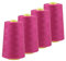4 x 4572m Qualitäts Overlock-Garn Overlock-Nähgarn Oeko-Tex Farben 541 bis 580, Farbe:A560 magenta
