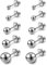 AllerPierce Hypoallergenic Silver Ball Earrings Studs Set Cartilage Earrings Stainless Steel Round Ball Studs Earrings for Women Men 3mm-8mm（10Pcs）