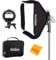 Godox Softbox Soft Box - Softbox - Softbox de 32 x 32 pulgadas con soporte Speedlite tipo S, soporte Bowens plegable para Godox AD200Pro AD200 V860II TT685II TT600 TT350