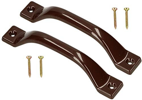 KOTARBAU® 2er Set Möbelgriff 140 mm Braun Küchengriff Schrankgriff Schubladengriff Ladengriff Bogengriff Türgriff für Schubladen Türen