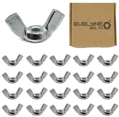 M3 (3mm) Wing Nuts - Steel (Pack of 20)