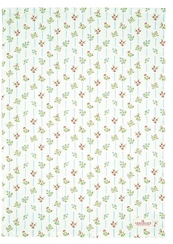 GreenGate [W] Tea Towel Hannah White