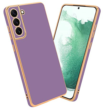 Cadorabo Hülle kompatibel mit Samsung Galaxy S21 5G Schutzhülle TPU Silikon Case Liquid Design mit Kameraschutz Slim Kratzfest Weiche Gummi mit Rundumschutz Case Hülle für Galaxy S21 5G in Lila