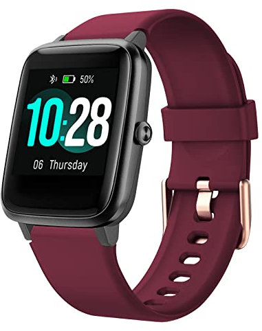 FuzeDa ID205L Ersatzarmband, 19mm Quick Release Klassisches weiches Silikonersatzband für ID205S ID205G ID215G ID216 SW020 SW023 WF021 WF025 Uwatch3 Ufit GT Smartwatch