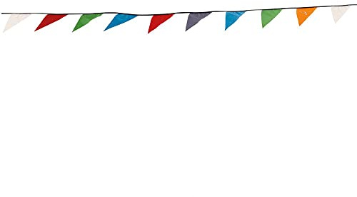 Wimpelkette, 2 Linien, 2,5 m, einfach zu befestigen
