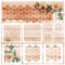 Wabenschablonen zum Malen, große kleine sechseckige Wabenschablone, Zeichenschablone, Bienenschablonen zum Malen auf Holz, Plätzchen, Wand, Leinwand, DIY, Handwerk, Möbel (Waben), 10 Stück