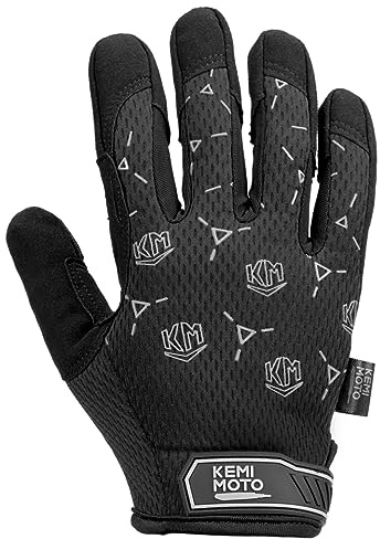 KEMIMOTO Taktische Handschuhe, Militär Einsatzhandschuhe mit Touchscreen, Tactical Gloves, Atmungsaktiv, Vollfinger, Outdoor Handschuhe für Bushcraft, Motorrad, Jagd und Security