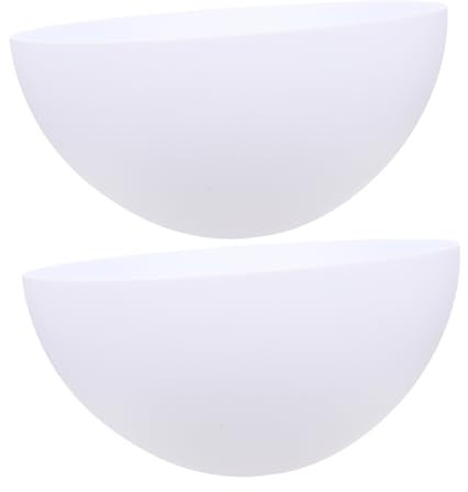DOITOOL 2 Pantallas De Plástico Geométricas En Forma De Cúpula Pantalla De Cristal De Repuesto Pantalla De Luz De Seta Pantallas De Lámpara De Mesa Lámpara Colgante De Cúpula