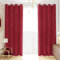 PETTI Artigiani Italiani - Tende Velluto a Pannelli per Interno con Anelli 2 Pezzi 140x280cm, Tenda Velluto Camera da Letto e Soggiorno Oscuranti Isolanti e Moderne, Bordeaux, 100% Made in Italy