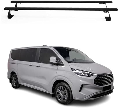 OMAC Dachträger für Ford Tourneo Custom 2012-2023 Stahl 2 Stangen Schwarz