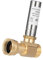 LOVIVER Water Hammer Arrestor, Pressure Reducer High Temperature Brass Professional Washing Machine Angle for Washer, Room