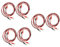 ifundom 12pcs Phonograph Turntable Ground Cable Record Player Grounding Cable Wire Insulated Wire for Magnetic Turntables