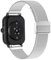 CUNUJIX Ersatz für Amazfit GTR Mini/GTS 4 Mini/GTS 4/GTS 3/GTS 2e/GTS 2/GTS Armband, Metall Masche Edelstahl Uhrenarmband Ersatzband für Amazfit Bip/Bip U Pro/Bip 3 Pro Herren Damen