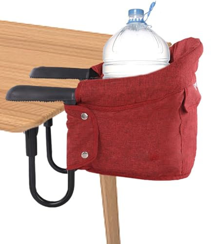 itrimaka Tragbarer Hochstuhl für Babys,Hochstühle Babysitz Sit Up - Tisch-Hochstuhl zum Anklipsen, faltbar, zum Anhängen für Babys zu Hause oder auf Reisen