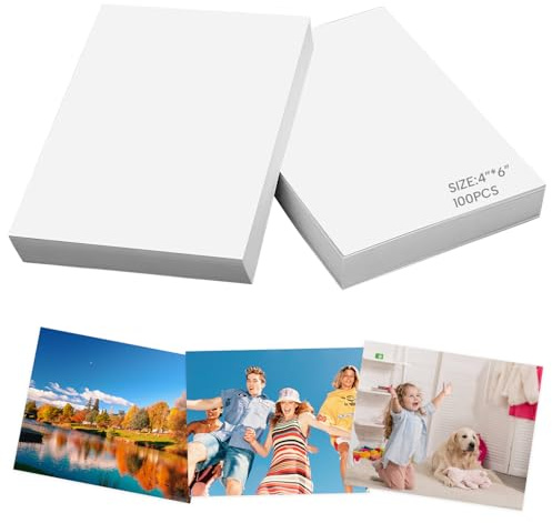 WrteEase Glossy Photo Paper 4x6 Inch 10x15 cm, 100 Sheets 200gsm