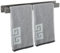 Porte-Serviettes de Salle de Bain - Auto-adhésif ou à vis - Support Mural en Acier Inoxydable - Imperméable et antirouille - Convient pour Salle de Bain, Camping-Car, Cuisine 40cm Gris