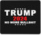 Gaming Mousepad, Trump 2024 – Schluss Mit Dem Bullshit Desk Pad Verschleißfest Mousepad Weich Komputer-Mousepad Für Maus Büro 25X30Cm