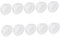 QUMIIRITY 10pcs Half Round Dome Covers for Crafts Versatile Landscape Spheres for Holiday Displays Easy to Install Half Spheres for Creative Projects