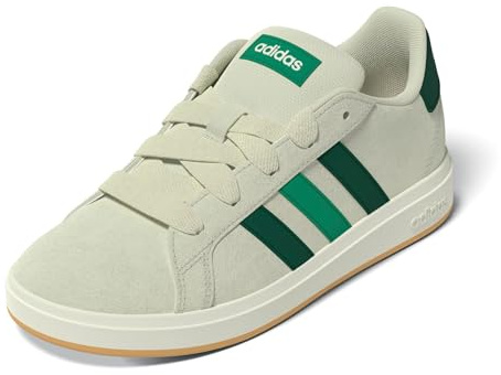 adidas Unisex Kids Grand Court 00s Shoes Kids, Wonder Alumina/Collegiate Green/Court Green, 2 UK