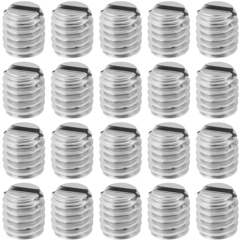 SG Store 20 Vis sans Tête Fendues Galvanisées M3,5 X 4 Mm en Acier Inoxydable 304 pour Boutons d'autoradio