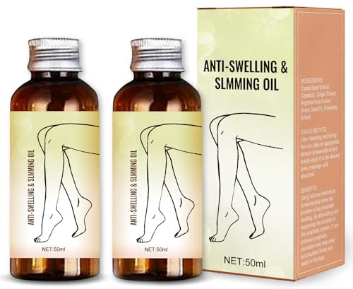 Swellclear Massage Oil for Legs, Swellclear Massageöl für Beine, Anti Cellulite Öl, Straffendes Körperöl, Ingweröl, Ingwer Massageöl, Hautstraffende, Anti-Aging Körperöl für Frauen und Männer (2)