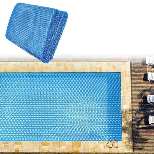 Rectangle Solar Pool Cover, Bubble Wrap Insulation for Above Ground Swimming Pools, Durable Tarpaulin for Commercial and Backyard Use