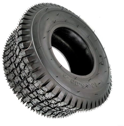 Helilyco Cortacésped sin cámara resistente de 15 x 6.00-6 para neumáticos de construcción de 4 capas, tractores, cortacéspedes y carritos, jardín confiable para reemplazo, color negro