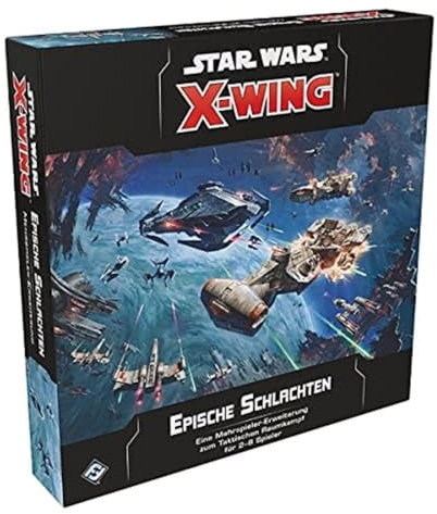 Atomic Mass Games, Star Wars: X-Wing 2. Edition – Epische Schlachten, Erweiterung, Tabletop, 2 Spieler, Ab 14+ Jahren, 45+ Minuten, Deutsch