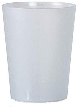 TELEVASO - 42 Unidades - Vaso 900 ml Reutilizable Extra Fuerte - Polipropileno (PP) Duro e irrompible - Color traslúcido Satinado - Vaso ecológico Libre de BPA, Cerveza, cubatas, Agua