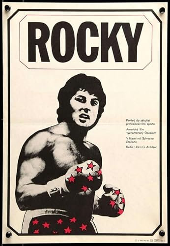 Rocky One 2 Poster, A5, Wandkunst, Heimdekoration, Filmposter, Leinwand, Film, Kino, Retro, Vintage, Kult, klassisch, Nostargic, Saga, moderner Nachdruck, wir drucken jedes Poster für Sie, randlos,