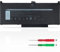 KXRSII MXV9V Batterie pour Dell Latitude 5300 5310 7300 7400 Latitude 5300 2-en-1 Latitude 5310 2-en-1 Inspiron 7300 2-en-1 7306 2-en-1 Black 829MX 0829MX 5VC2M 7.6V 60Wh