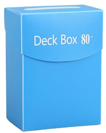 YUHANGCIYE Deck Boxes,Deck Box Trading Card Storage Box Practical Game Card Organizers Multifunctional Card Deck Box for Card Enthusiasts(BL#)