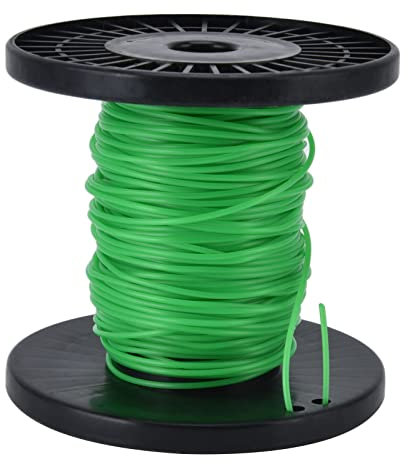 XIASABA 2Mm Filo per decespugliatore Linea rotonda per decespugliatore Linea verde per tosaerba per 50M 164.0Ft (30m/98.4ft)