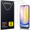 Didisky Lot de 2 Verre Trempé pour Samsung Galaxy A25 5G 6.5, Anti Rayures, Dureté 9H, Pas de Bulles, Haute définition