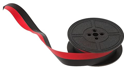 NUOBESTY Farbband Für Schreibmaschine Tintenband Rotes Und Schwarzes Band Universalband Kompatibel Mit Schreibmaschinendruckern Strapazierfähiges Material Hochwertige Tinte Klare Schrift