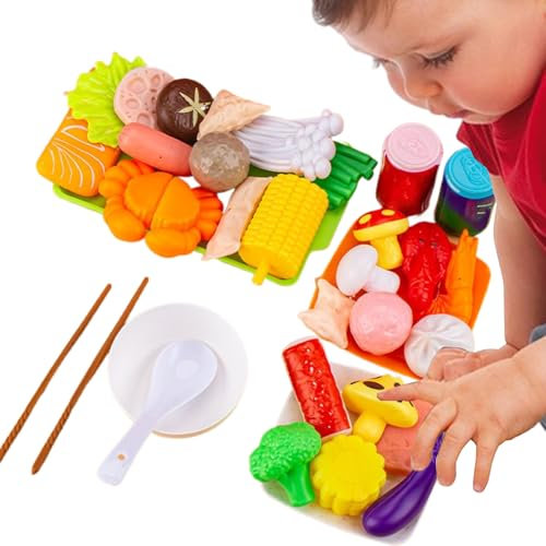 Dopsyesn Jouet Barbecue Enfant - Jouet Cuisine Grill d'Imitation Enfant - Jeu de Cuisine Réaliste, Activité Collectif pour Parc, Jardin, Maison