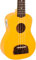 Kohala Tiki Sopran-Ukulele mit Tuner gelb