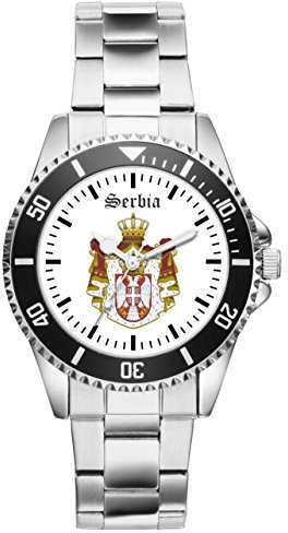 KIESENBERG Serbien Geschenk Artikel Idee Fan Uhr 1196