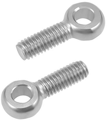 sourcing map 10 Stück M6 x 20mm 304 Edelstahl Augbolzen Augenbolzen Ringmutter Ringschraube
