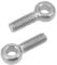 sourcing map 10 Stück M6 x 20mm 304 Edelstahl Augbolzen Augenbolzen Ringmutter Ringschraube